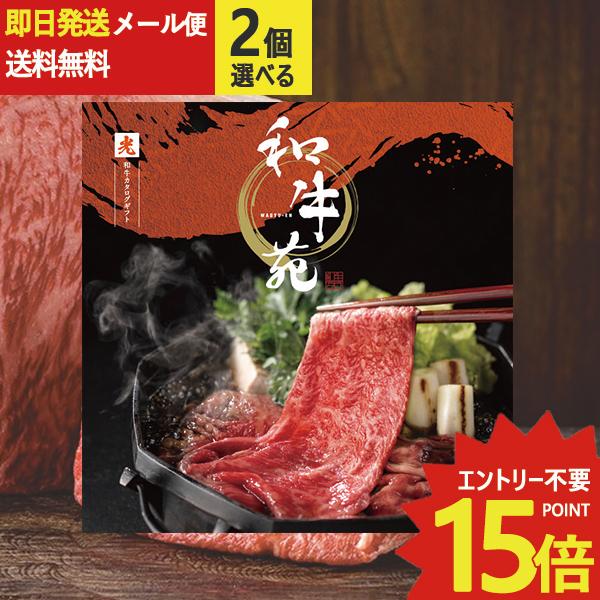 カタログギフト 和牛苑 光 (ひかり) 2品選べる EO-B 牛肉 肉 高級 和牛 (即日発送) 送...