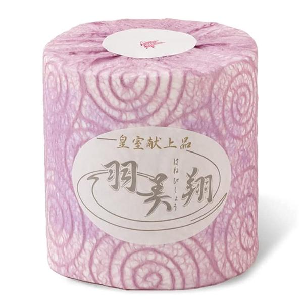 羽美翔 1ロール トイレットペーパー 皇室献上品 ダブル トイレロール 高級 個包装 【_