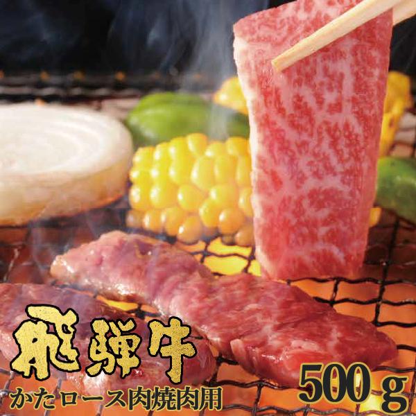 お取り寄せ 飛騨牛 かたロース肉 焼肉用 500ｇ NP-64 ネオプライムヒグチ 送料無料 【代引...