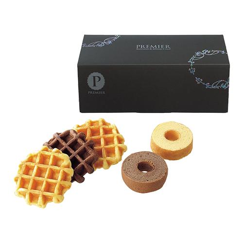 【１２個以上限定商品】　LUX・AUS　プレミア ワッフル＆バームクーヘンセット ＧＭ５４（１２個以...