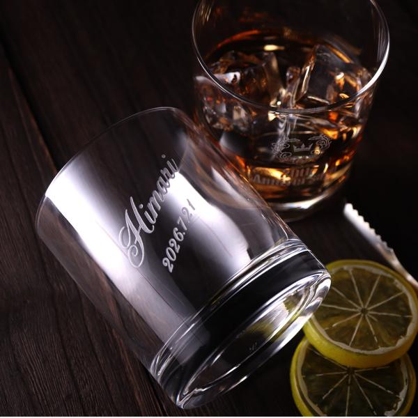 【名入れ ロックグラス】デザイン多数 木箱オプション有り 名前入り ギフト 彫刻 プレゼント お歳暮...