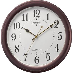 リズム シチズン 電波掛け時計 4MYA36-006 夜間点灯 : 木馬家具 - 通販