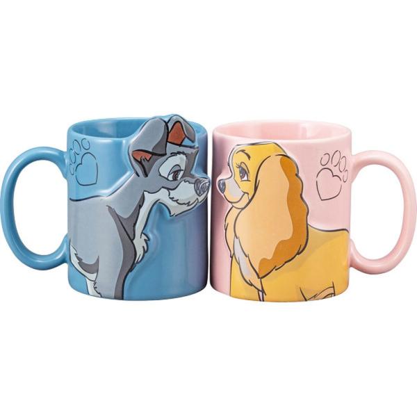 マグカップ DISNEY ペアマグ レディ＆トランプ SAN4052 送料無料 ギフト 御祝 内祝 ...