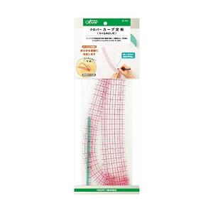 Clover ソーイング用品 クロバー カーブ定規 ミニものさし付 25-051