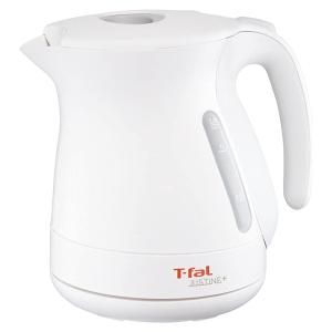 T-FAL ティファール 電気ケトル 1.2L ジャスティン プラス KO340175 ホワイト ギフト対応不可 送料無料｜giftman