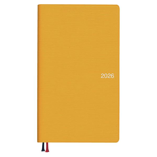 ダイゴー　2026年 ダイアリー　E1375  イエロー  1週間+メモ  2026 アポイント A...