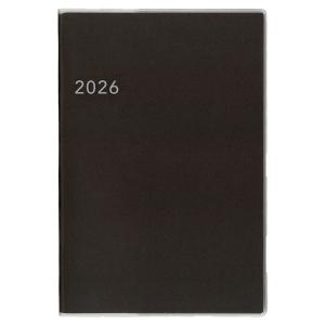 ダイゴー　2026年 ダイアリー　E8151  グレー  1ヶ月ブロック  2026 アポイントノートタイプ A5 マンスリー グレー カバー付  1月始まり  A5サイズ