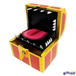 ギフトゥール【宝箱】モンスター ギフトボックス プレゼント サプライズ 鍵付き 誕生日 パーティ小物...