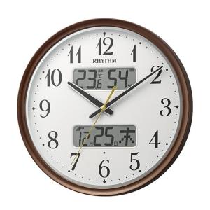 SEIKO（セイコー） 掛け時計 壁掛け KX369B 電波時計 カレンダー 温度