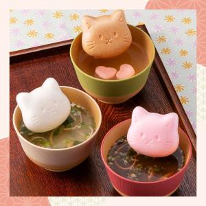 福ねこ最中 汁物 3個セット お吸い物 味噌汁...の詳細画像4
