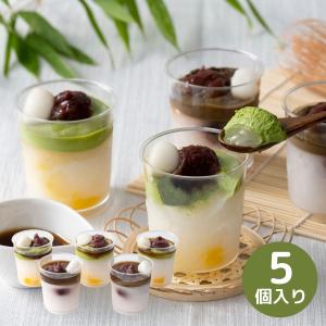 ホシフルーツ 黒蜜で食べるクリームあんみつ5個＜HFQ-01A＞ 【出荷開始日:6月20日より順次出荷予定】 【承り期間：7月30日まで】 お中元 ギフト 夏ギフト スイー｜giftplaza-online