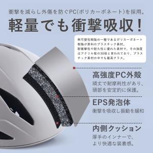 大人ヘルメット 超軽量 ズレない・衝撃吸収・蒸...の詳細画像3