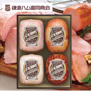 鎌倉ハム 特選ハム・直火焼焼豚4本詰め KDS-151 メーカー直送 送料込 ギフト 贈り物 内祝 御祝 引出物 お返し 香典返し お中元 お歳暮｜giftshop-sanko