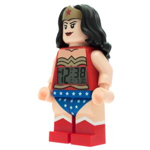 LEGO[レゴ] 9009877 スーパーヒーローズ ワンダーウーマン Super Heroes WONDER WOMAN 目覚まし時計 アラームクロック 置き時計｜gifttime