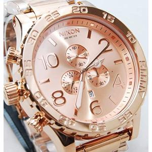 NIXON ニクソン A037897　THE 42-20 CHRONO　ALL ROSE GOLD　メンズ ニクソン クロノ 腕時計｜gifttime