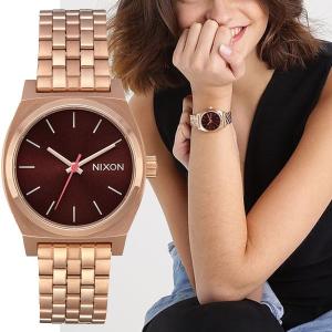 NIXON/ニクソン A11302617 Medium Time Teller ミディアムタイムテラー ローズゴールド レディース 腕時計 A1130-2617｜gifttime