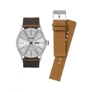 ☆NIXON ニクソン THE SENTRY PACK セントリー パックセット ブラック レザー ユニセックス 時計 a11382592｜gifttime