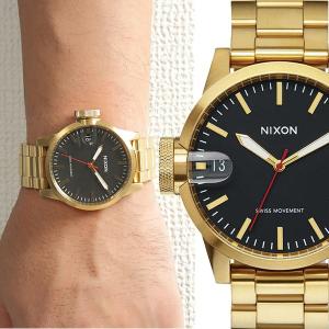 NIXON ニクソン CHRONICLE 44 ゴールド クロニクル 腕時計 メンズ a441510｜gifttime