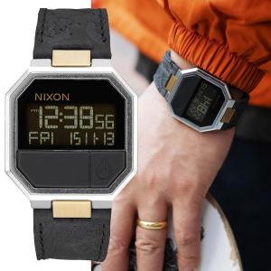 NIXON/ニクソン THE RE-RUN リ ラン 化石型押しレザー BRASSシルバー レディース メンズ ユニセックス 腕時計 A944-032  A944032｜gifttime