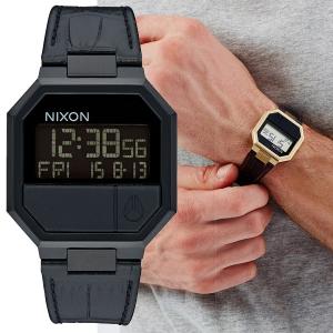 NIXON/ニクソン THE RE-RUN リ ラン クロックエンボス加工レザー レディース メンズ ユニセックス 腕時計 A944-840 A944840｜gifttime