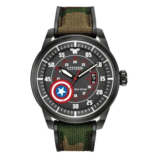 CITIZEN シチズン キャプテン・アメリカ Marvel 限定 aw1367-05w 海外モデル...