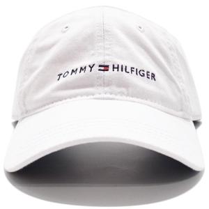 TOMMY HILFIGER トミーヒルフィガー c817878600-100 CAP 帽子 キャップ レザーベルト uvカット 白 ホワイトレディース メンズ｜gifttime