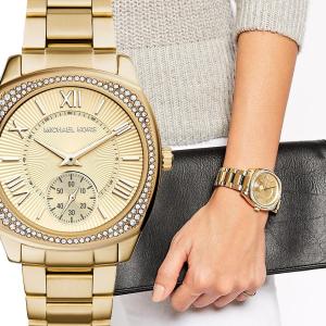 MICHAEL KORS マイケルコース mk6134 Bryn ブライン ゴールド クリスタル トノー Gold レディース 腕時計｜gifttime