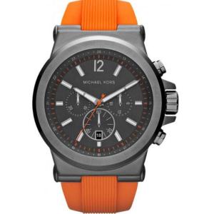 MICHAEL KORS[マイケルコース] mk8296 Mens Dylan クロノグラフ ディラン オレンジ ラバーストラップ メンズ 腕時計｜gifttime