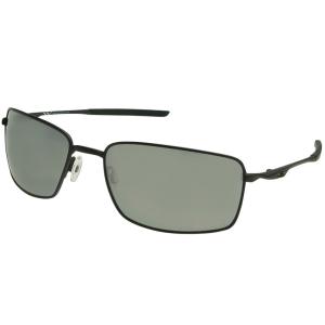 [日本未入荷] OAKLEY オークリー oo4075-05 偏光 ブラックイリジウム  Polarized Square Wire Black Iridium スクエア ワイアー レディース メンズ サングラス｜gifttime