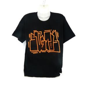 [メール便]SUSTOS スストス 'TiTi SINCE1996' T-shirt [BLACK] Tシャツ【サイズL】ブラック／オレンジ　s-logo1996-o｜gifttime