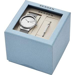 SKAGEN スカーゲン skw1105 Freja Box Set silver stainless SKW1105 シルバーステンレス ギフトセット レディース腕時計｜gifttime