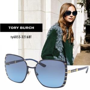 Tory Burch トリーバーチ TY6055 32168f   スリム スクエア ネイビー MIDNIGHT NAVY/GOLD サングラス レディース ty6055-32168f｜gifttime