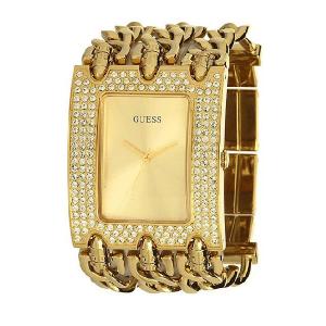 GUESS ゲス u0085l Gold Clystal Bracelet ゴールド クリスタル ブレスレット レディース 腕時計 U0085L｜gifttime