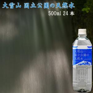 水 天然水 北海道 ミネラルウォーター 大雪旭岳源水 500ml 24本
