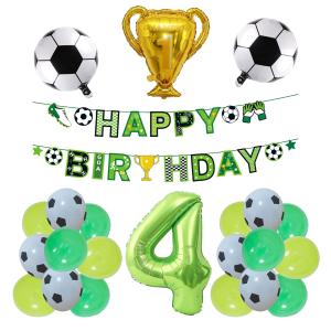 グリーン サッカー応援テーマ 男の子 誕生日 ...の詳細画像1