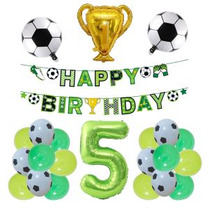 グリーン サッカー応援テーマ 男の子 誕生日 ...の詳細画像2