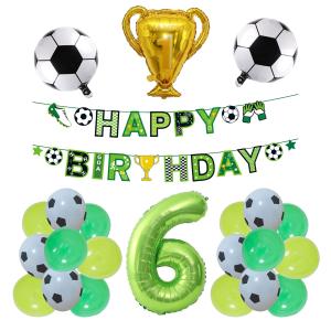 グリーン サッカー応援テーマ 男の子 誕生日 ...の詳細画像3