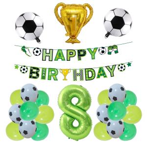 グリーン サッカー応援テーマ 男の子 誕生日 ...の詳細画像5