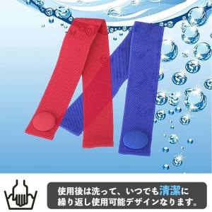 6本セット 止血バンド 止血帯 (ブルー×レッ...の詳細画像4