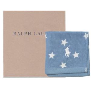 ラルフローレン ハンカチ RALPH LAUREN  ネイビースター ブルー ミニタオル　タオルハンカチ　メンズ　レディース　男女兼用｜giftyouty