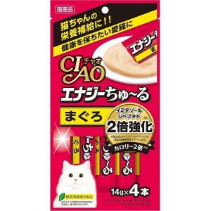 猫用おやつ 8502 いなばペットフード CIAO エナジーちゅ〜る まぐろ 14g×4本 24セット （1.34kg）の商品画像