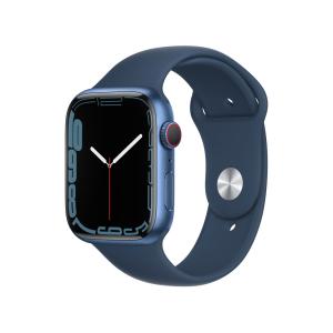 Apple（アップル） MKJT3J/A Apple Watch Series 7 GPS+Cellularモデル 45mm  [アビスブルースポーツバンド]