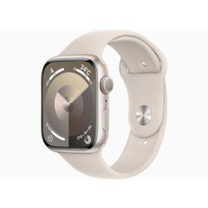 Apple Watch Series 9 GPSモデル 45mm MR973J/A [スターライトスポーツバンド M/L]｜GIGA ヤフー店