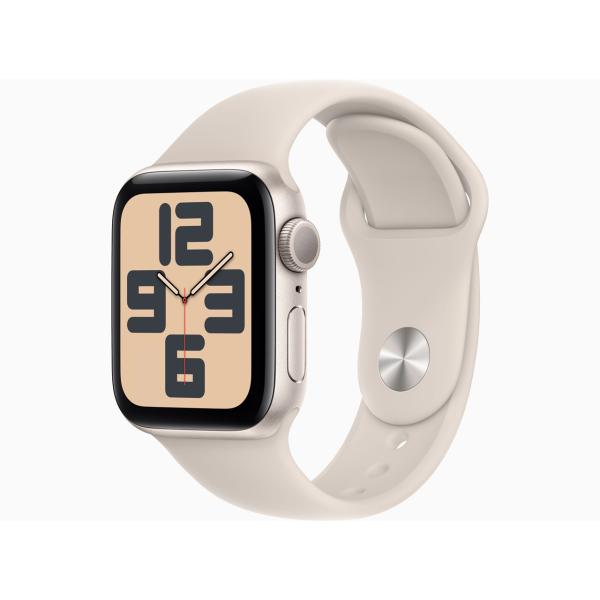 Apple Watch SE 第2世代 GPSモデル 40mm MR9V3J/A [スターライトスポ...