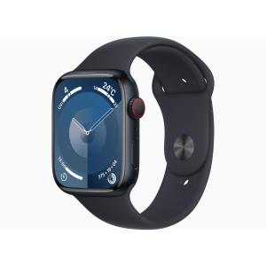 Apple Watch Series 9 GPS+Cellularモデル 45mm MRMD3J/A [ミッドナイトスポーツバンド M/L]