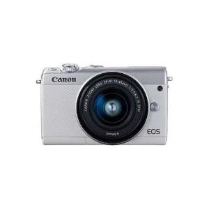 CANON（キャノン） EOS M100 EF-M15-45 IS STM レンズキット [ホワイト]（ミラーレス一眼カメラ）｜giga-web