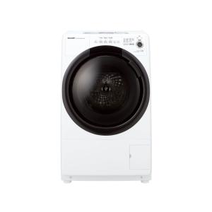 SHARP（シャープ） ES-S7F-WL ドラム式洗濯乾燥機 左開 ホワイト系｜giga-web