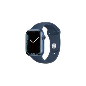 Apple（アップル） MKN83J/A Apple Watch Series 7 GPSモデル 45mm  [アビスブルースポーツバンド]｜giga-web