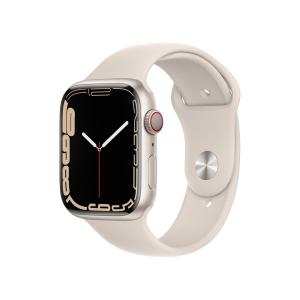 Apple（アップル） MKJQ3J/A Apple Watch Series 7 GPS+Cellularモデル 45mm  [スターライトスポーツバンド]｜giga-web