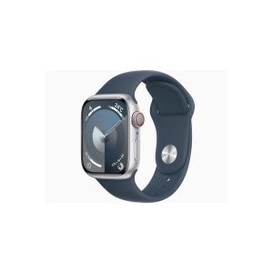 Apple Watch Series 9 GPS+Cellularモデル 41mm MRHV3J/A [シルバー/ストームブルースポーツバンド S/M]｜giga-web